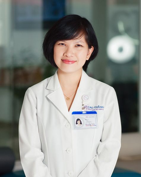 Bác sĩ điều trị cườm nước tại bệnh viện mắt Cao Thắng - Thạc sĩ, Bác sĩ Mai Phan Hoàng Yến