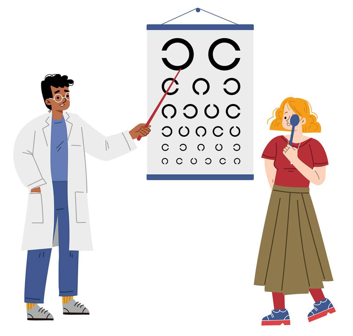 Kiểm tra mắt định kỳ hằng năm cho trẻ 1-2 lần là phương pháp phòng chống và kiểm soát cận thị hữu hiệu nhất
